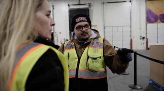 After a series of challenging health issues, Angelo Jimenez completed Roadrunner Food Bank's job training program and was offered a full-time role with the nonprofit. (rrfb.org)