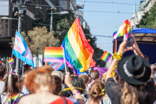 Organizers of Pride events said they want entities with big platforms to back the LGTBQ+ community year-round, including during legislative seasons and not just supportive messages and sponsorships during June. (Adobe Stock)