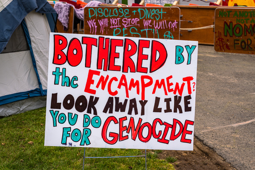 Two in five speech controversies in 2023, after the Israeli-Palestinian conflict began, were about the war in Gaza, according to a report from the Foundation for Individual Rights and Expression. (Adobe Stock) 