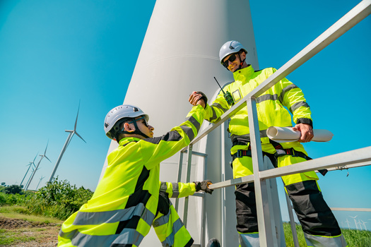 Indiana is home to more than 90,000 clean-energy jobs, spanning solar, wind, battery manufacturing and energy efficiency. (Adobe Stock)