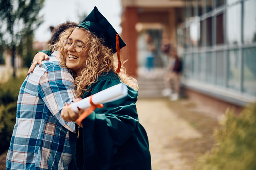 While Oregon ranked poorly for education overall, the 2025 Kids Count Data Book showed high school graduation rates are up in the state, as well as nationwide. (Drazen/Adobe Stock)