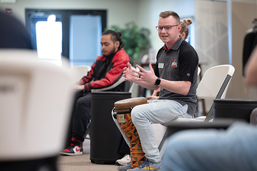 Drumming through Parkinson’s at The Ohio State University