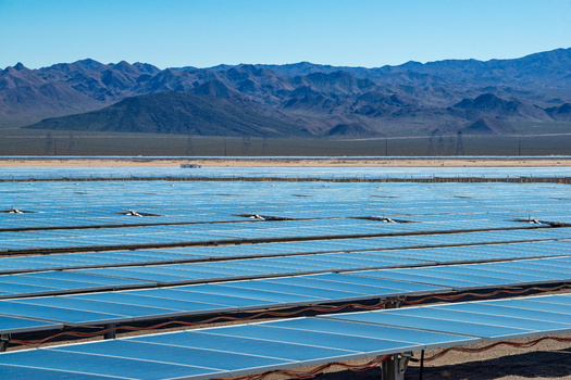Almost 33% of Nevada's electricity is solar power, according to the Solar Energy Industries Association. (Dominic Gentilcore/Adobe Stock) 