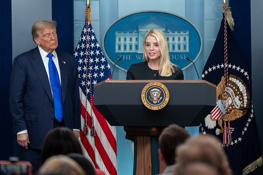 U.S. Attorney General Pam Bondi hailed the Supreme Court decision as a big win for the Trump Administration on Friday but she did not explain how differing citizenship rules can be enforced. (The White House/Wikimedia Commons) 