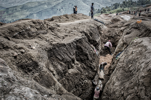 The Democratic Republic of Congo is estimated to hold $24 trillion in natural wealth, yet workers in cobalt mines still live in extreme poverty. (Erberto Zani/Adobe Stock)