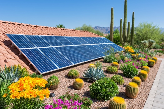 Arizona is among the top five states in the nation for solar energy production. (Adobe Stock)