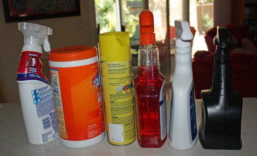 PHOTO: cleaning products. Photo credit: Deborah Smith