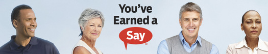 PHOTO: Earned a Say logo