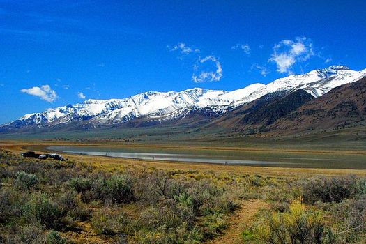 PHOTO: East slope of Steens Mountains, near Mann Lake. Courtesy of National Scenic Byways Program.