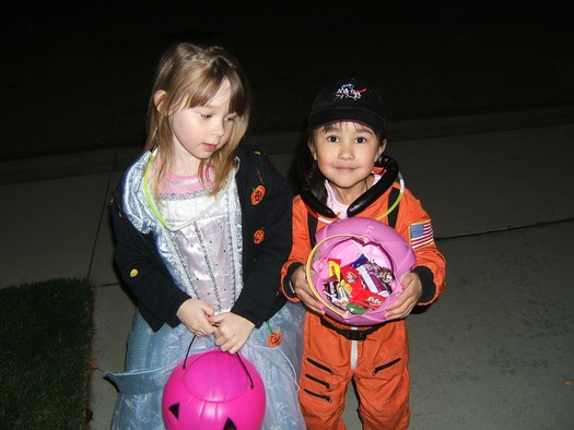 PHOTO: Children's risk of being hit by a car on Halloween is double that of any other time of year. Photo credit: Deborah C. Smith