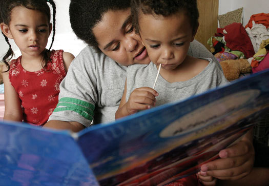 photo of children reading   Courtesy of: LSSI  Photo Credit: Amanda Whitlock