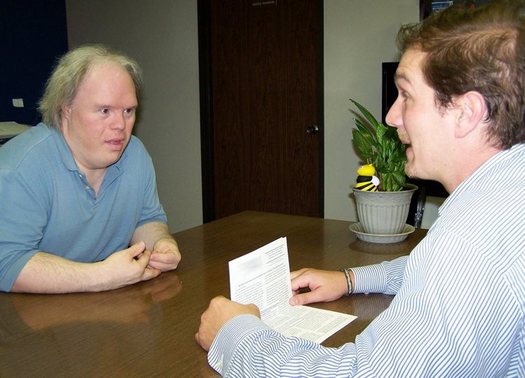 Scott Finney (L) and Frank Meeuwis of The Arc Tennessee