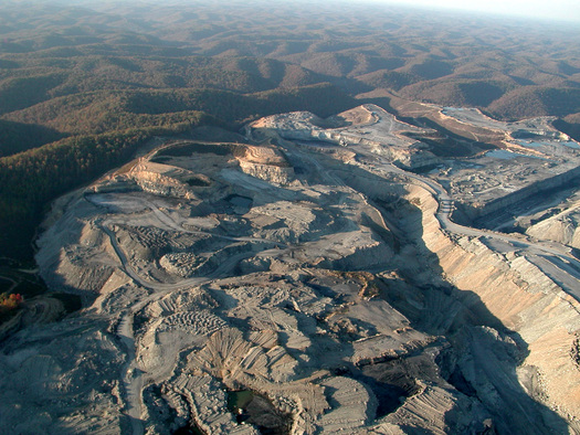 PHOTO:  Patriot Coal's Hobet Mine. Credited to Vivian Stockman. Flyovers courtesy SouthWings.org