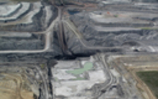 PHOTO: The Black Thunder coal mine is located in the Powder River Basin. Photo courtesy of Ecoflight.