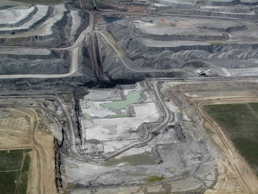 PHOTO: The Black Thunder coal mine is located in Wyoming's Powder River Basin. Photo courtesy of Ecoflight.