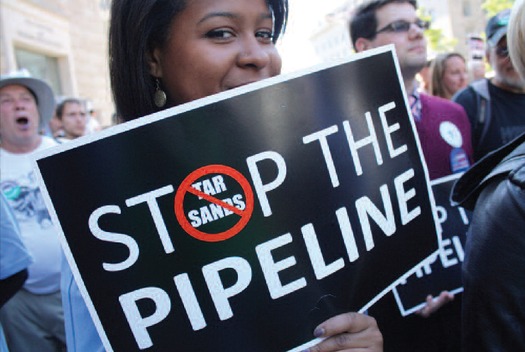 PHOTO: Apparent plans to pump abrasive tar sands oil in an aging pipeline across three New England states are sparking opposition from critics who fear water and wildlife will be imperiled. Photo courtesy NWF.