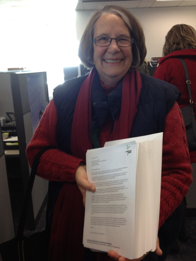 PHOTO: Denise O'Brien is an Iowa farmer who signed the petition asking that new versions of GMO seeds not be approved for use. Courtesy of O'Brien.