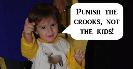 PHOTO: This poster is being used by advocates for preschool special education programs - warning that fraud investigations could lead to diminished funding for valuable service. Photo courtesy Alliance for Quality Education