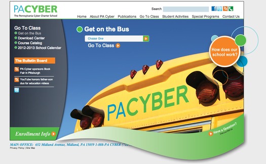 GRAPHIC: Some Pennsylvania groups say cyber charter schools in the state aren't making the grade, and they're urging state education officials to impose a moratorium on any new ones.