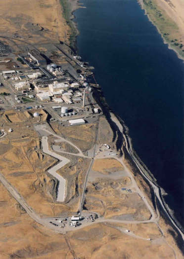 PHOTO: The Hanford Site in Richland, Wash., is a former plutonium manufacturing facility that is now one of the nation's largest superfund cleanup sites. Courtesy Oregon Dept. of Energy (which also has input into Hanford's effects on the Columbia River).