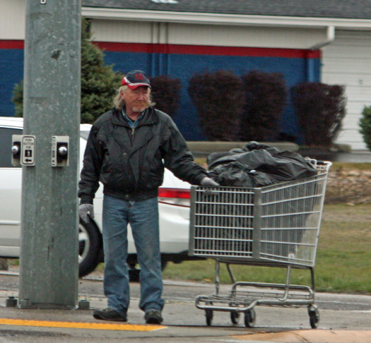 PHOTO: Volunteers started locating and interviewing homeless people in Montana last night, for the annual 