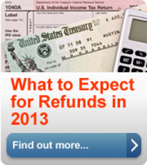 PHOTO: Last-minute changes will delay federal income tax refunds for some. The average refund timing has gone from 9 days in past years, to 21 this year. Courtesy: IRS.gov