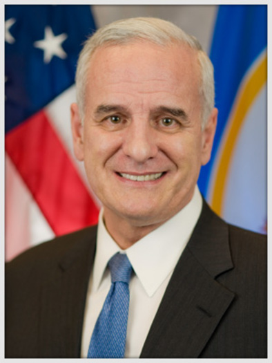 PHOTO: Gov. Mark Dayton will be in Roseau today to talk with local officials and business leaders about the lack of affordable housing for workers in areas of job growth in Minnesota.