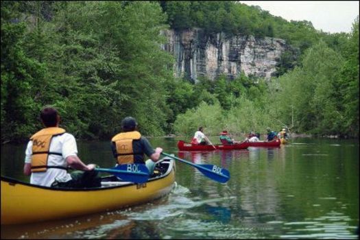 PHOTO: Canoe trips on the Buffalo River are just one way folks are boosting the outdoor recreation economy in Arkansas. Courtesy Arkansas Dept. of Parks & Tourism