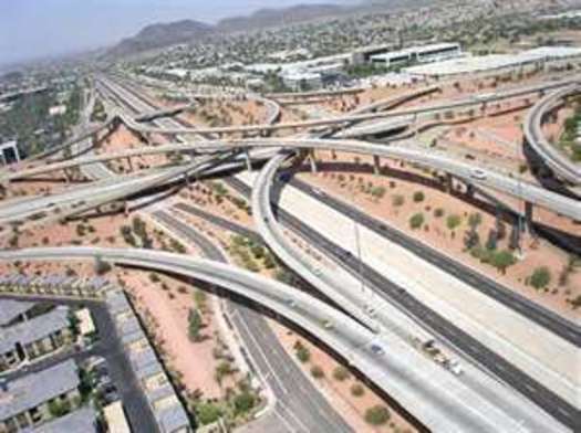 PHOTO: The five-year construction plan proposed by the Arizona Department of Transportation focuses on preserving the states existing highway system with no funding for alternatives like rail, transit and bikes. CREDIT: Arizona Department of Transportation