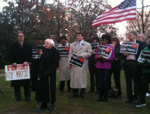PHOTO: Some groups are urging Gov. McDonnell to veto 'Voter ID' bills, saying they will restrict some people from voting. Courtesy of Virginia Interfaith Center for Public Policy.