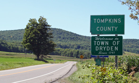 PHOTO: Dryden, a town of 14,500 near Ithaca, is watching an appeal of a ruling that it had the right to ban fracking for natural gas. Courtesy Town of Dryden