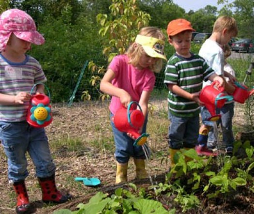 PHOTO: Preschoolers at the Tiny Tim Center in Longmont will learn about gardening this summer during day camp. Courtesy: The Tiny Tim Center. 