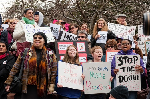 PHOTO: Grassroots groups are cautiously optimistic new gun laws will pass this week. Photo credit: Executive Office of the Governor