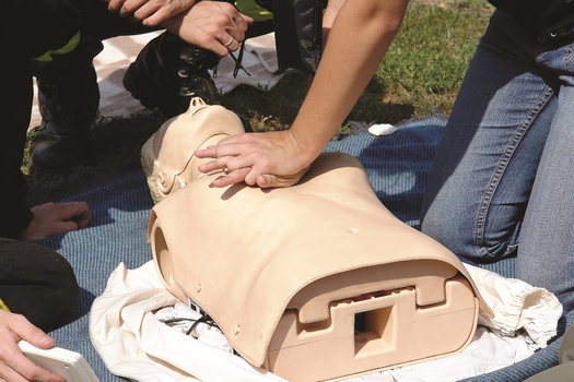 PHOTO: North Dakota lawmakers are considering a bill to fund CPR training for high school students. Bystander CPR can double or even triple survival chances for cardiac arrest victims. Courtesy American Heart Assn.