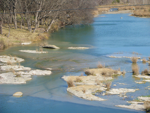 PHOTO: The San Saba River in Texas has been named one of America's Most Endangered Rivers for 2013. The report from American Rivers says the San Saba is being threatened by excessive water withdrawals. CREDIT: Frank Bodden