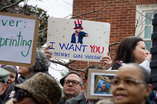 Photo: Maryland Gun Control activists hope Congress will learn a lesson from the Maryland General Assembly. Photo: Executive Office of the Governor