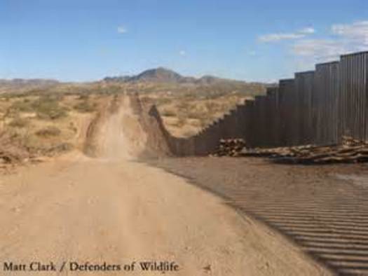 PHOTO: The U.S. Senate immigration reform bill would spend an additional five billion dollars on security along the border with Mexico. CREDIT: Matt Clark, Defenders of Wildlife.