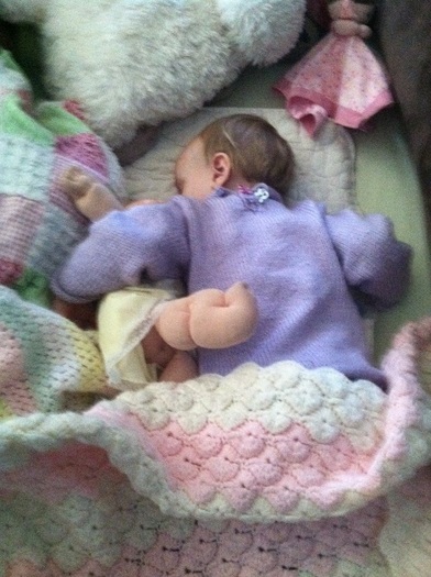PHOTO baby in crib: Photo Credit: Nadeau