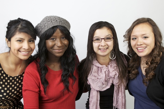 PHOTOS: These girls Beat the Odds and are being awarded college scholarships from the Children's Defense Fund of Minnesota. Left to right: Maria Cruz Mendiola, Dorothy O'Berry, Rachel Flores and Salina Samaniego. CREDIT: CDF-MN