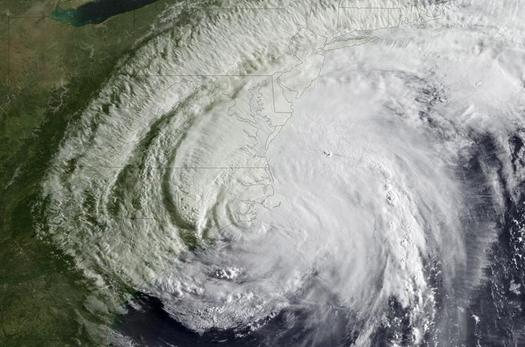 Photo: Hurricane Irene made landfall on the coast of North Carolina as a Category 1 storm during the 2011 season. Courtesy Energy.gov