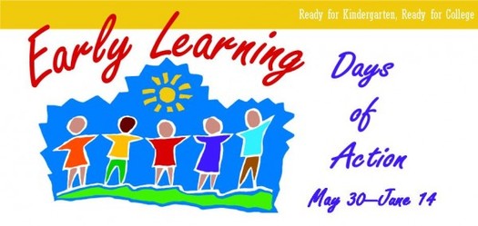 GRAPHIC: Events starting Thursday and continuing over two weeks around the state will show support for local and federal investment in early childhood care and education, an area in which New York is among the leading states. Graphic courtesy AQE 