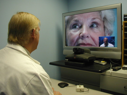 PHOTO:  A change in Kentucky's telehealth regulations is making more providers and services available to Medicaid patients through video link.  Photo courtesy University of Kentucky.