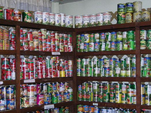 Photo: Food available at one of the Loaves & Fishes pantries. Courtesy: Loaves & Fishes