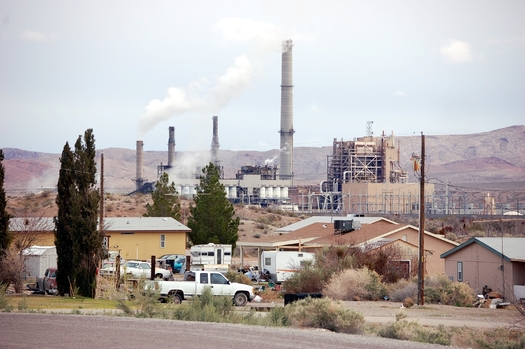 PHOTO: Moapa Reservation and Reid Gardner coal-fired power plant. Credit: Sierra Club