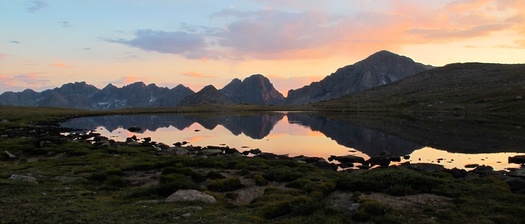 PHOTO: A recent evening in the Gore Range, part of the Eagles Nest Wilderness north of Vail. Increasingly, the land that adjoins national parks and wilderness areas is being leased for energy development. Photo courtesy of John Land Le Coq.