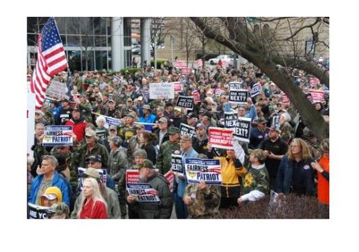 PHOTO: After mass protests and the threat of a strike, Patriot Coal negotiated a deal with the UMWA to cover some retiree costs. But the unions say the fact that Patriot was almost able to dump its responsibilities is a sign that corporate bankruptcy law is broken. Photo courtesy UMWA.