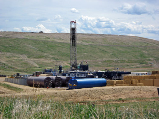 PHOTO: A new report finds fracking operations in Ohio are producing 30 million gallons of wastewater each year. Photo: fracking site. Courtesy Western Resource Advocates.