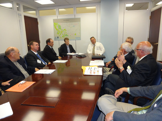 PHOTO: Members of Montana Farmers Union met with U.S. Sen. Jon Tester, D-Mont., last month to discuss agricultural priorities. Photo credit: Deborah C. Smith