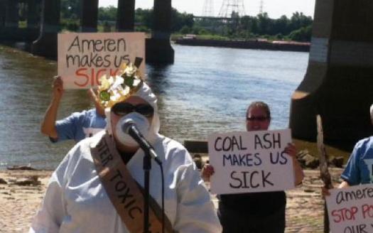 PHOTO: Concerned citizens fear that expanding City Utility's coal ash landfill outside of Springfield could endanger the state's fresh water supply and set a dangerous precedent for other companies statewide. Photo courtesy of Sierra Club Missouri Chapter. 