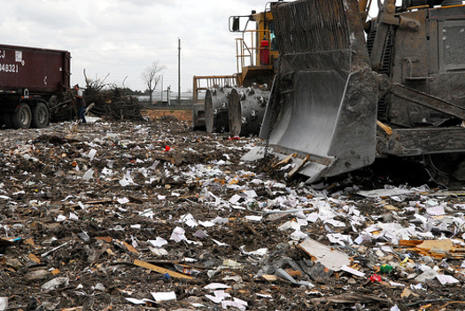 PHOTO: A lot of progress has been made in waste reduction since the first America Recycles Day in 1997, but much work remains, with only about one-third of trash in the U.S. recycled. Photo credit: M. Glasgow.